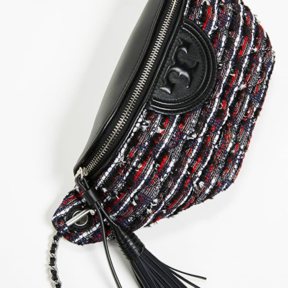 Tory Burch Tweed Belted Bag